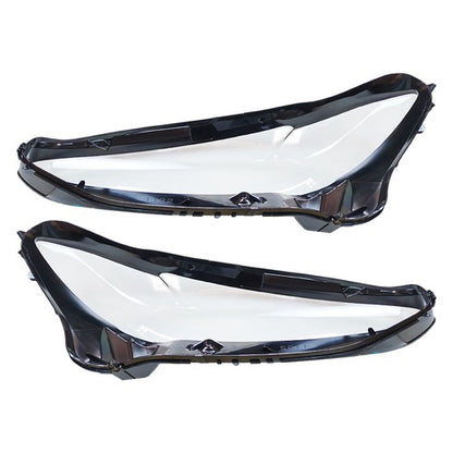 For BMW 4 Series G22 G23 2020-2022 US New A Pair Front Headlamp Lens Cover+Glue