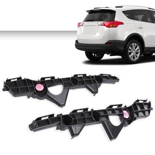 Solid Spare Fit For 2013-2015 Toyota RAV4 Rear Bumper Retainer Bracket Left+Right Side