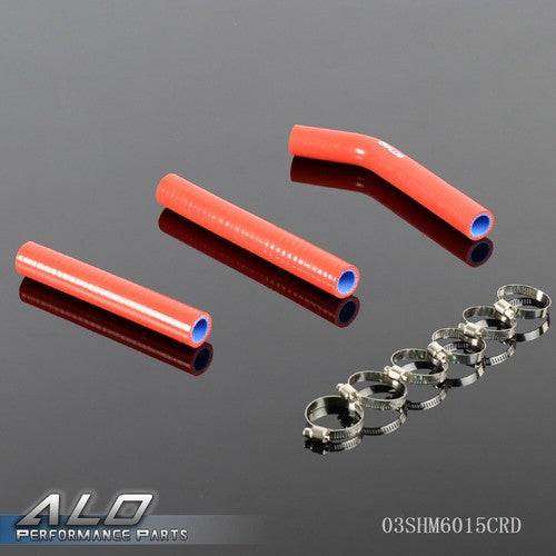 Solid Spare Fit For 07-2010 KTM SX 125SX 144SX 150SX 125 144 Red Silicone Radiator Hose Kit