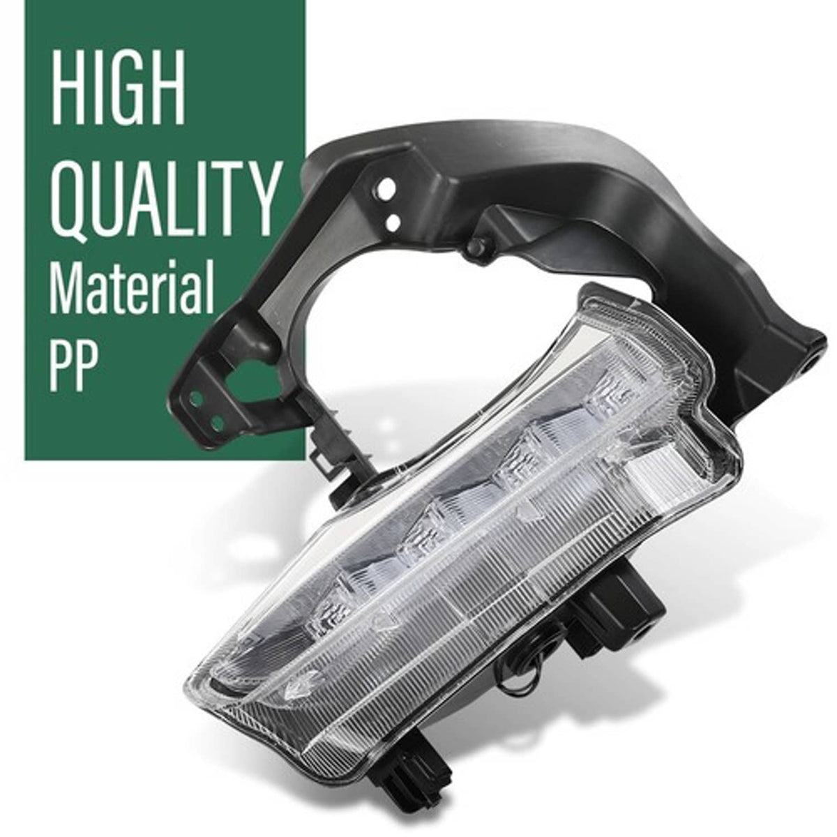 Solid Spare Fit For 2014-2016 Toyota Highlander LED DRL Daytime Running Lights Left+Right