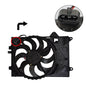 Solid Spare Plastic Radiator AC Condenser Electric Cooling Fan For 13-18 Chevy Trax 1.8L
