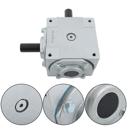 Solid Spare 40 HP Right Angle Gearbox 19455-SR-KW-KW-GR For Crosshole And Keyed Shaft