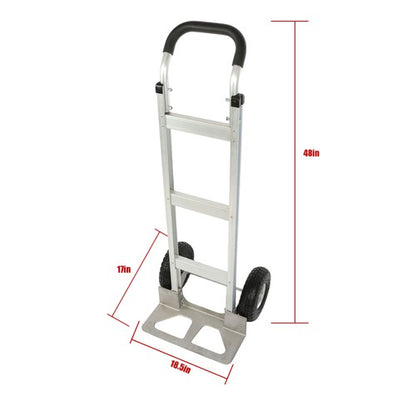 Solid Spare Aluminum 500Lbs Hand Truck Magliner Trolley Dolly 14"×7-1/2" Diecast Nose Plate