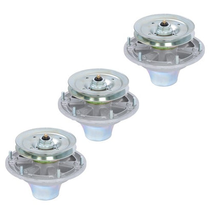 Solid Spare 3× Spindle Assembly For John Deere AM141457 AM124339 TCA13807 TCA25832