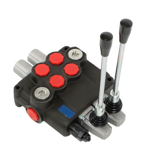 Solid Spare 2 Spool Hydraulic Directional Control Valve Open Center 32 GPM 3600 PSI NEW!