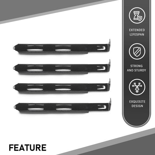 Solid Spare Headlight Mounting Retainer Tab Clips Fit For 99-04 Mustang or Cobra Set of 4