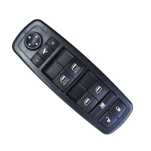 Solid Spare For Jeep Grand Cherokee 2010-2020 Front LH Car Window Switch Black ABS Plastic