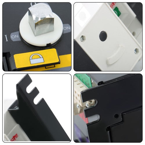 Solid Spare 1Pack ATS Automatic Transfer Switch 160A 4 Poles Grid to AC Generator 110V 220V