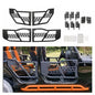 Solid Spare For Jeep Wrangler JK 07-18 4DR Textured Tube Safari Tubular Doors Front & Rear