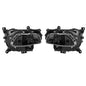 Solid Spare For 2014-18 Jeep Cherokee Headlights Driver+Passenger Side Pair Clear HID/Xenon