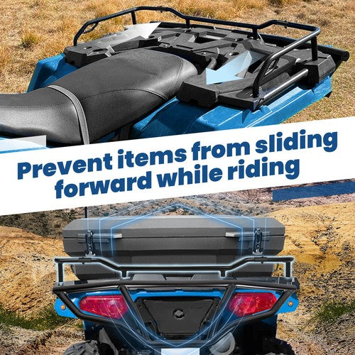 Solid Spare Rear Bumper Brush Guard Storage Rack Extender For Polaris Sportsman 450 14-20