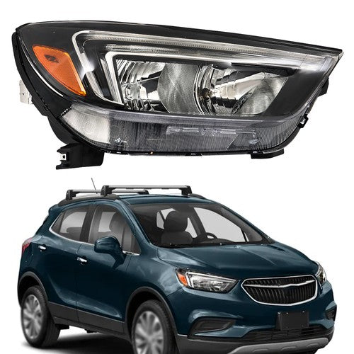Solid Spare For Buick Encore 2017-2020 2021 2022 Right Side Front Headlight Assembly Halogen