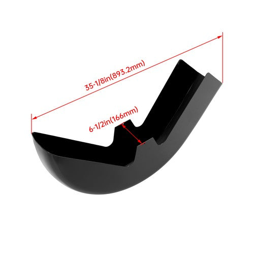 Solid Spare 26" Wheel Wrap Front Fender For Harley Davidson Touring Bagger Softail Electra