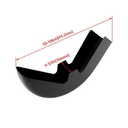 Solid Spare 26" Wheel Wrap Front Fender For Harley Davidson Touring Bagger Softail Electra