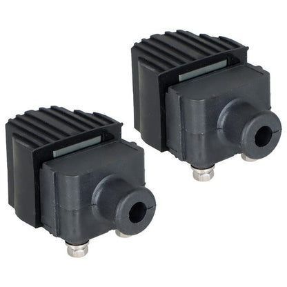 Solid Spare Fit For Mercury Outboard 25Hp Engine 1980 1982-2006 Ignition Coils 2-Pack