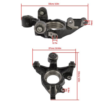 Solid Spare 698-176 423040T020 Rear Side Steering Knuckle For Toyota Highlander 2008-2013