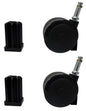 Solid Spare (2) Weber 70359 Fixed Caster with Insert