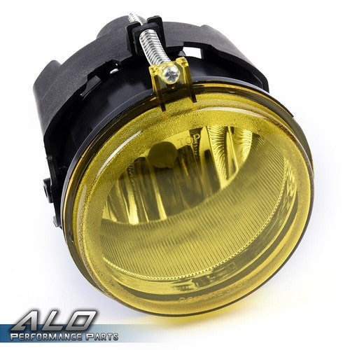 Solid Spare Fit For Dodge Challenger Charger Nitro Avenger Yellow Front Fog Lights+Bulbs