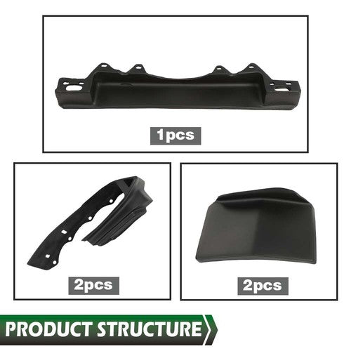 Solid Spare Front & Rear Bumper Fillers Fit For 80-92 Cadillac Deville Fleetwood Brougham