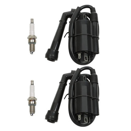 Solid Spare 2 x Ignition Coil Spark Plug For VS700 86-87 VS750 88-91 VS800 92-04 33410-38A02