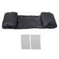 Solid Spare 4FTx25FT Black Heavy Duty Garden Privacy Fence Barrier Net With Zip Ties