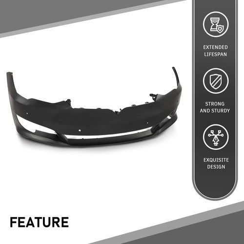 Solid Spare Front Bumper Cover Fit For 2016 2017 2018 2019 2020 2021 Tesla Model S New