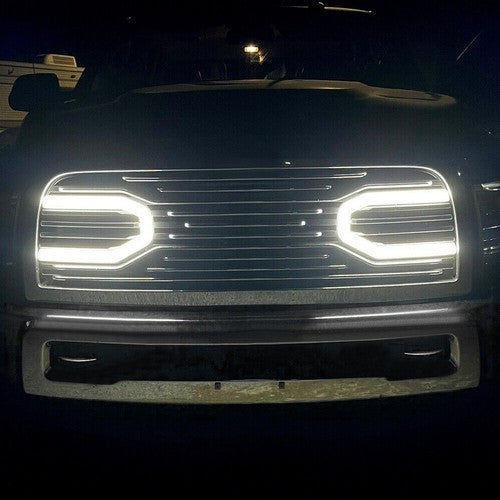 Solid Spare For 10-18 Dodge Ram 2500 3500 Big Horn Chrome Grille &Replacement Shell & Lights