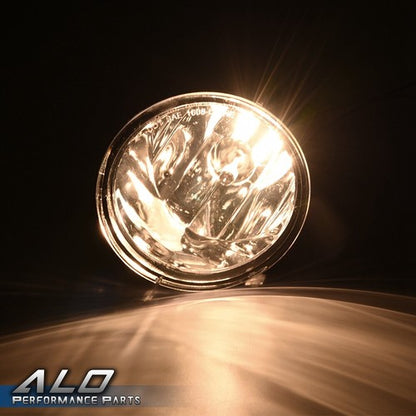 Solid Spare Fit For 04-15 Titan/05-07 Armada Clear Lens Front Fog Lights Lamps W/ Bulbs