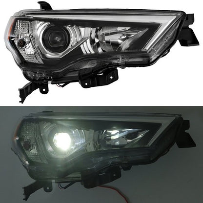 Solid Spare Front Headlight Headlamp For Toyota 4Runner 2021 2022 Right Side Clear Lens RH