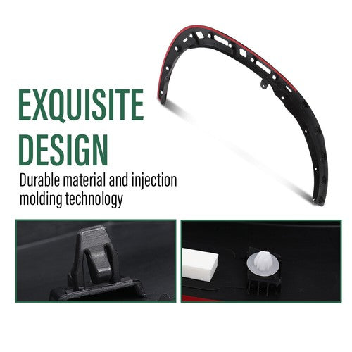 Solid Spare Fit For 15-21 Lexus NX300 NX300h NX200t Front Left Side Fender Trim LX1290101