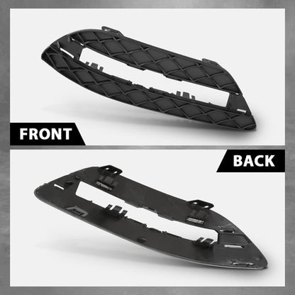Solid Spare Fit For 2012-2014 Mercedes Benz C-Class Daytime Running Light Insert Bezel Set