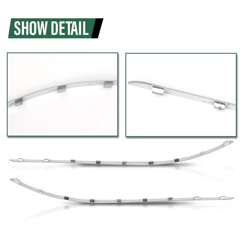 Solid Spare Rear Bumper Trim Molding Left+Right Fit For 2008-2011 Mercedes Benz C-Class C300
