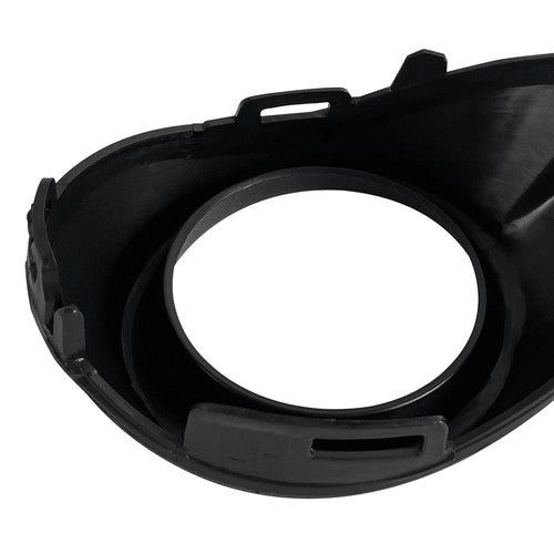 Pair Matte Black Front Bumper Fog Light Cover Bezels For 2012-2014 Ford Focus