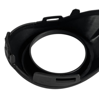 Pair Matte Black Front Bumper Fog Light Cover Bezels For 2012-2014 Ford Focus