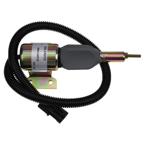 Solid Spare New Fuel Shutoff Solenoid Valve 3935432 24V for Cummins 6BT 5.9L Engine