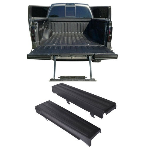 Solid Spare Driver Passenger Side Tailgate Flex Step Cap Cover Fit For Ford F-150 2009-2014