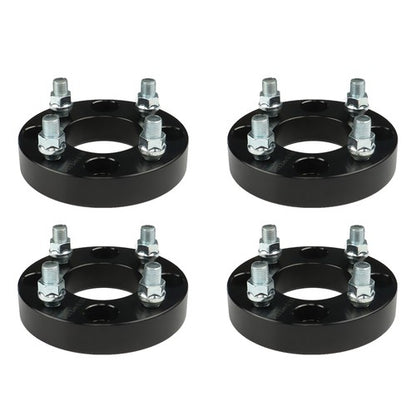 Solid Spare 4× 1" 4x4 Wheel Spacers 62mm Hub Bore 1/2x20 Studs For EZGO Club Car Golf Cart