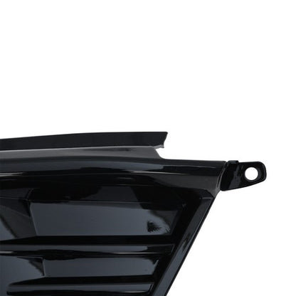 Fit 2022-2024 Honda Civic 4DR Glossy Black Front Bumper Lower Grille Honeycomb