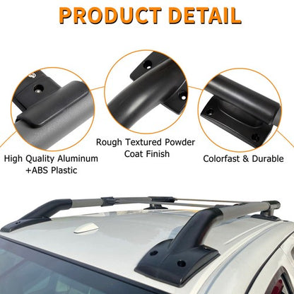 Solid Spare For Nissan Frontier 2005-2022 Top Roof Rack Rail Luggage Carrier Cargo Aluminum