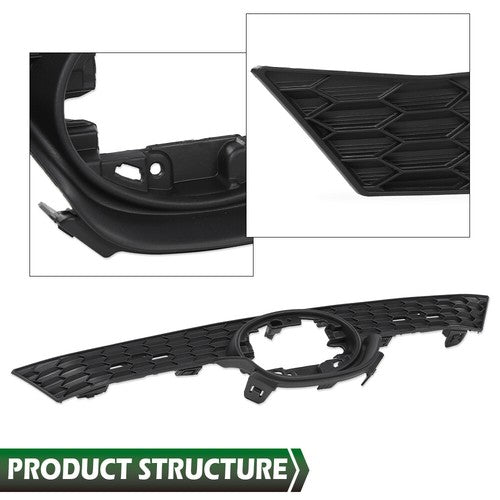 Solid Spare Front Upper Bumper Grille Fit For 2020-2022 Toyota Corolla Sedan LE XLE Factory