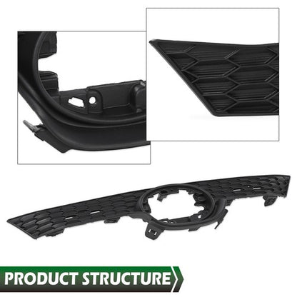 Solid Spare Front Upper Bumper Grille Fit For 2020-2022 Toyota Corolla Sedan LE XLE Factory