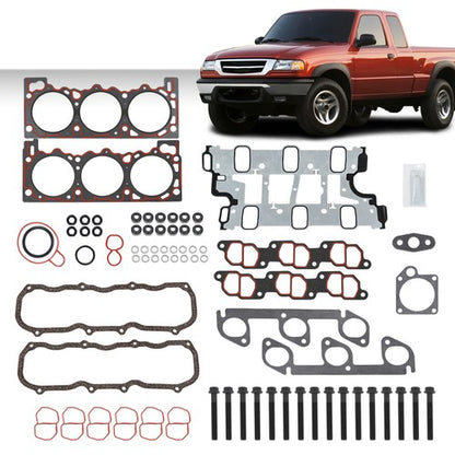 Solid Spare Fit For 97-00 Ford Explorer 4.0L OHV Ranger Mazda B4000 Head Gasket Bolts Set