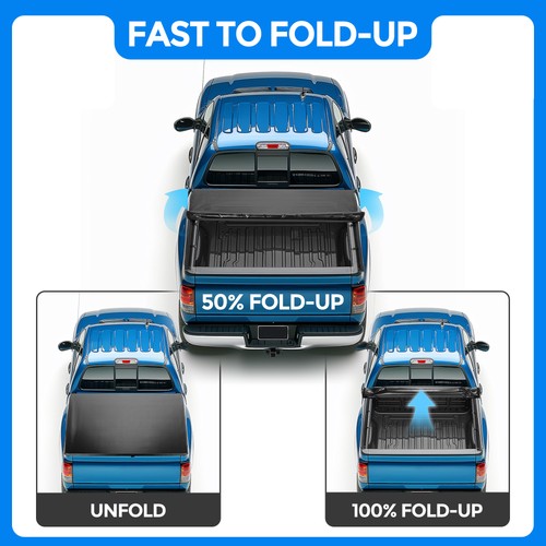 Solid Spare For 1988-2007 GMC Sierra Chevy Silverado 1500 Tonneau Cover 6.5FT Bed Roll-Up