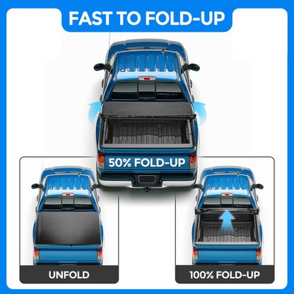 Solid Spare For 1988-2007 GMC Sierra Chevy Silverado 1500 Tonneau Cover 6.5FT Bed Roll-Up