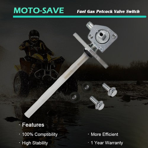 Solid Spare Fuel Gas Petcock Valve Switch For Honda TRX400EX TRX400 1999 2000-2014 ATV US