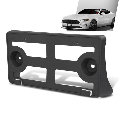 Solid Spare Front Bumper License Plate Bracket Fit For 2018-2023 Ford Mustang JR3Z17A385AA