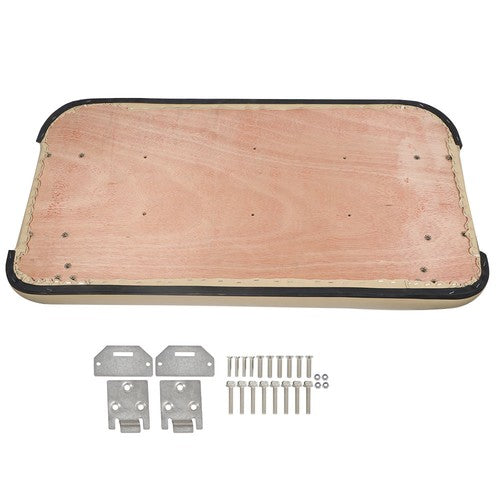 Solid Spare Golf Cart 1994-2013 Tan Front Seat Bottom With Hardware For EZGO Medalist TXT