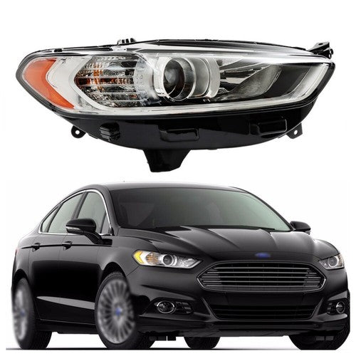 Solid Spare For Ford Fusion 2013 2014 2015 2016 Headlight Headlamp Assembly Halogen Right