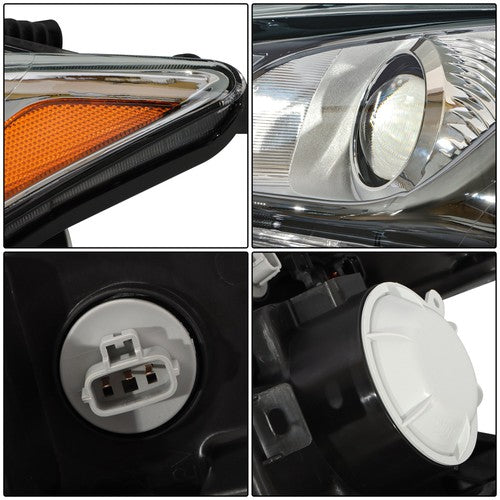 Solid Spare Headlamp Left / Driver Side HID Headlight Assembly For Nissan Maxima 2009-2014