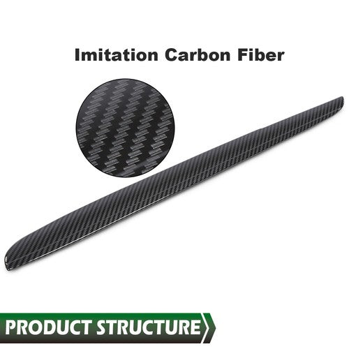 Solid Spare New Fit For 2011+ Chrysler 300 Central Control Dashboard Cover Trim Carbon Look